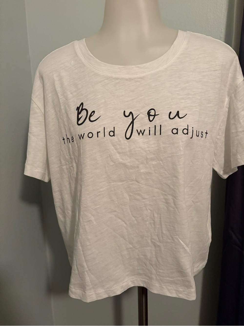 VENUS White Graphic 'Be You' Short Sleeve Tee